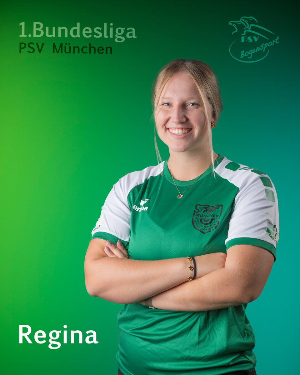 Regina, Bogenschützin der 1. Bundesliga-Mannschaft des PSV München